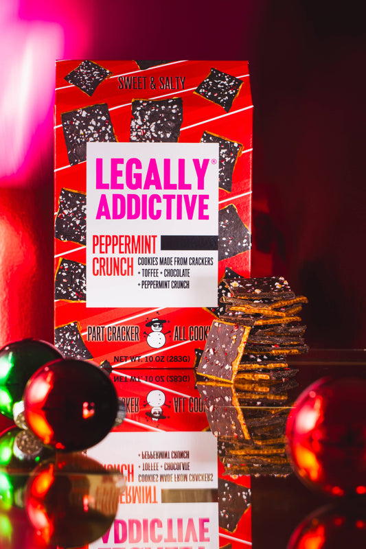 Legally Addictive - Peppermint Crunch - Holiday Cookie Legally Addictive Foods -better made easy-eco-friendly-sustainable-gifting