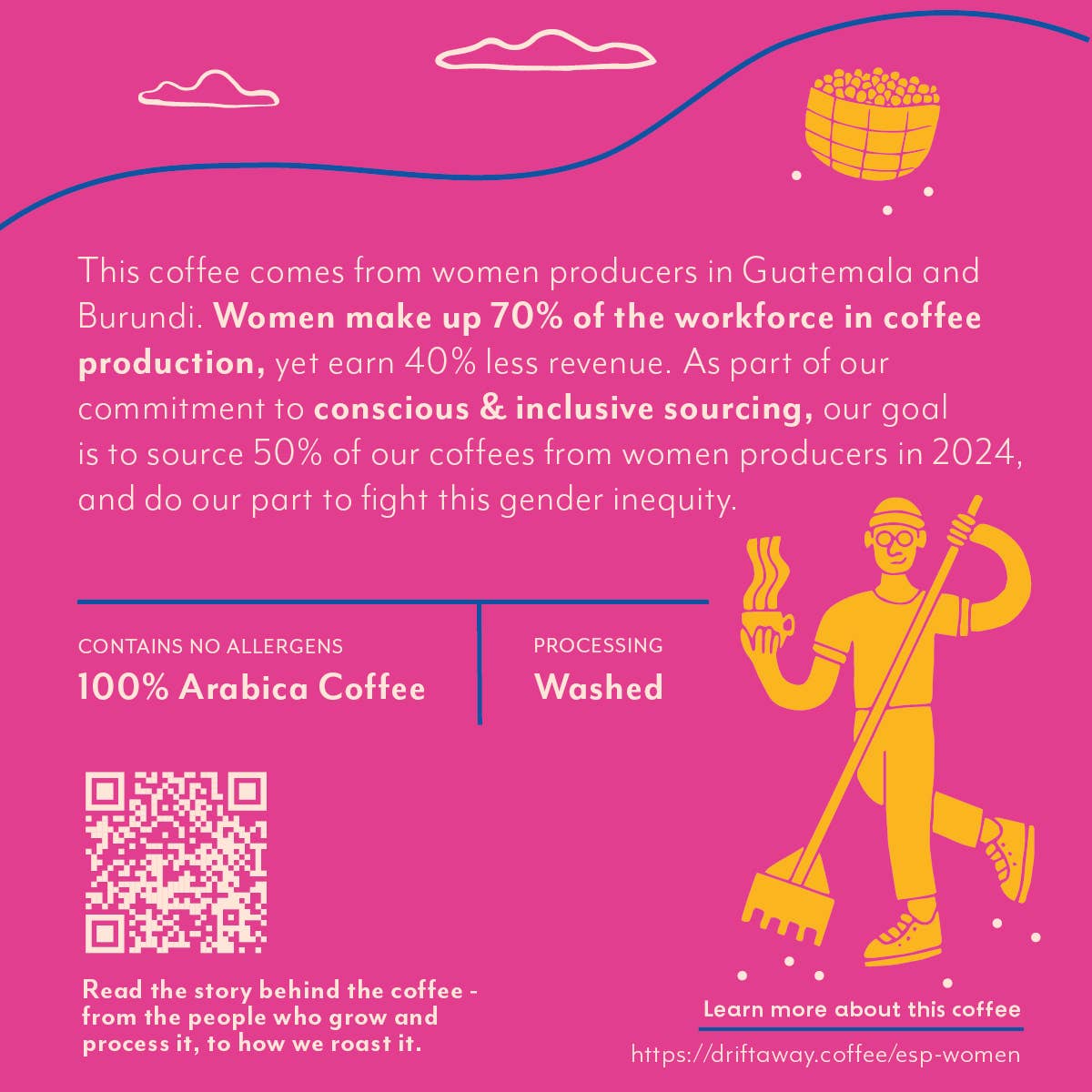 Driftaway Coffee - Women-grown Coffee Bag Driftaway Coffee -better made easy-eco-friendly-sustainable-gifting