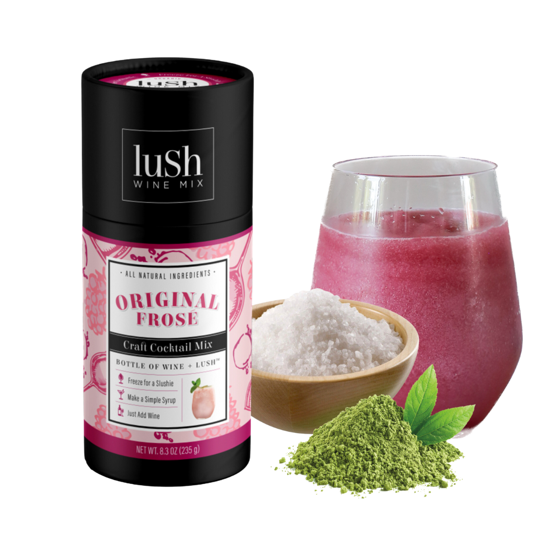 Lush Wine Mix - Original Make your Own Frose' Wine Slushie - cocktail and mocktail mix 🍷  Lush Wine Mix   -better made easy-eco-friendly-sustainable-gifting