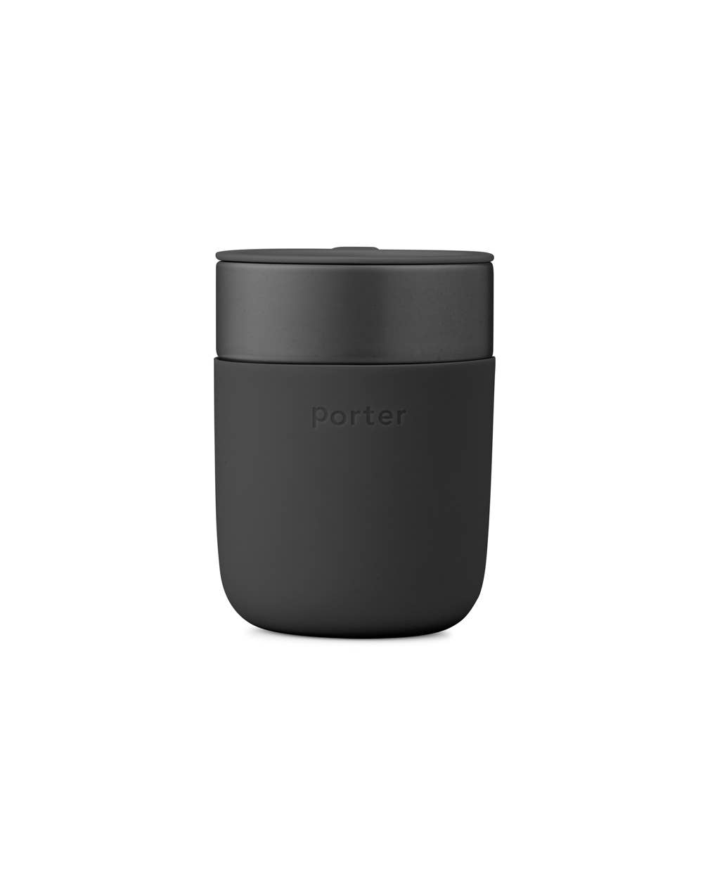 Porter Ceramic Reusable Coffee Mug 12oz  W&P Charcoal  -better made easy-eco-friendly-sustainable-gifting