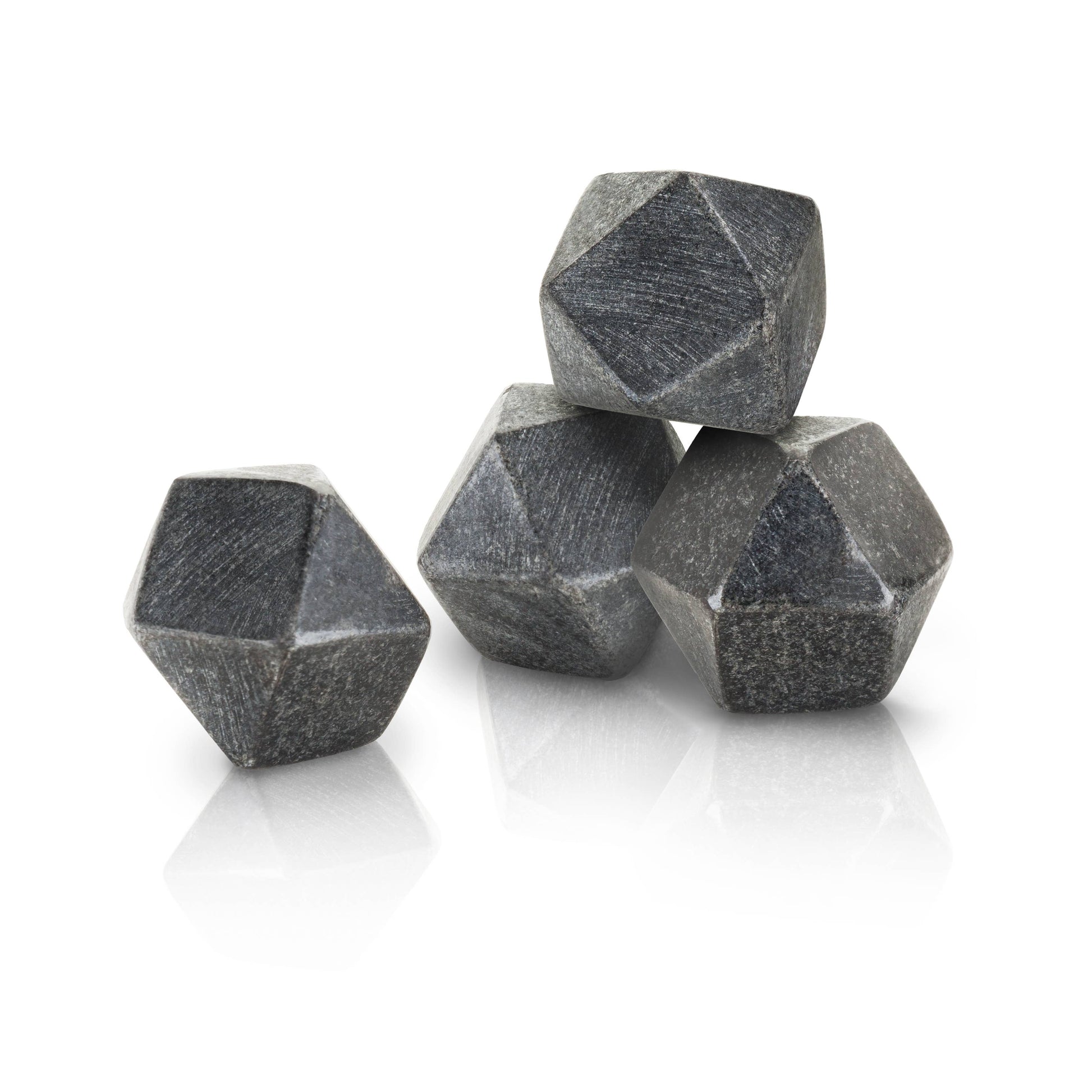 Viski - Glacier Rocks® Hexagonal Basalt Rock Ice Stones - Set of 4 Viski -better made easy-eco-friendly-sustainable-gifting