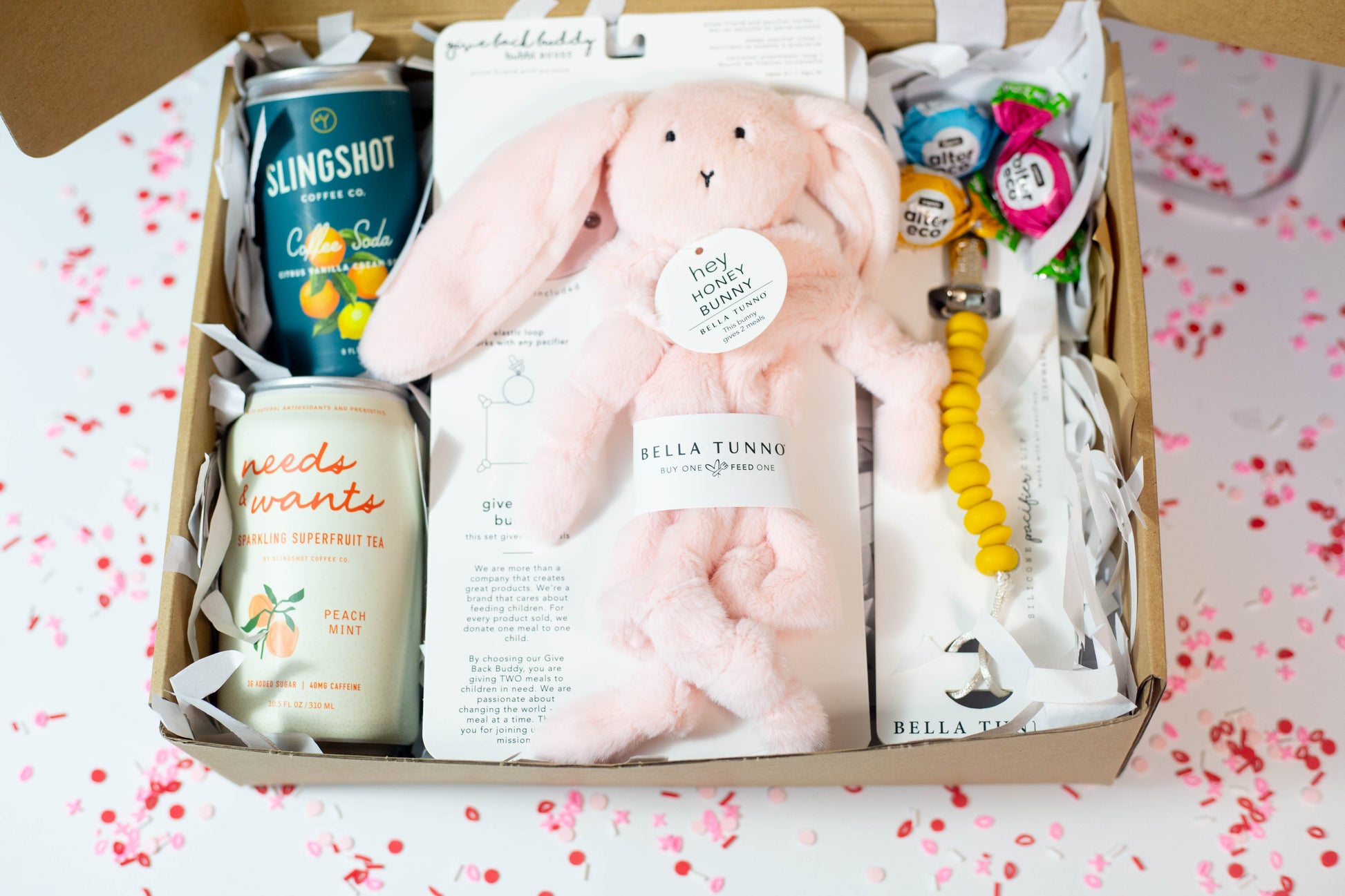 The Perfect Baby Shower Gift Box  better made easy Pink Bunny  -better made easy-eco-friendly-sustainable-gifting