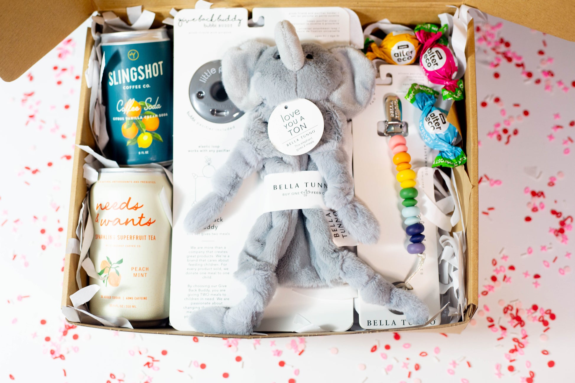 The Perfect Baby Shower Gift Box  better made easy Gray Elephant  -better made easy-eco-friendly-sustainable-gifting