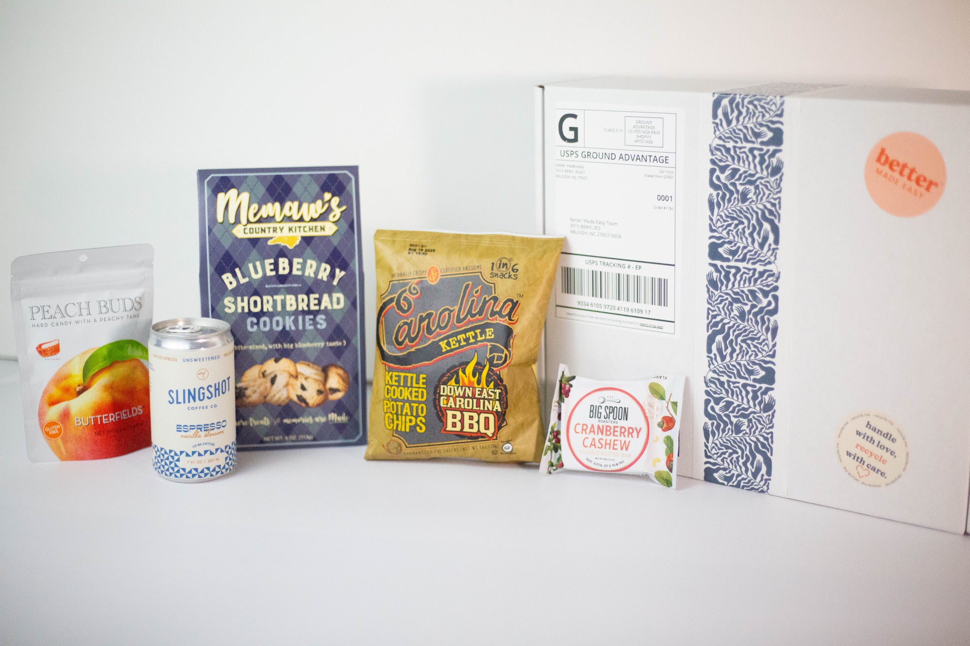 NC Snack Box better made easy -better made easy-eco-friendly-sustainable-gifting