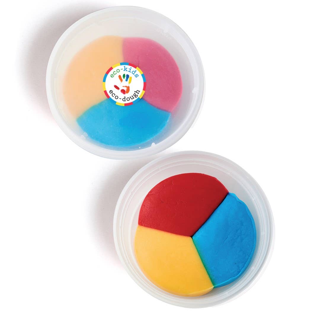 eco-dough - eco-friendly play dough  eco-kids Tri-color  -better made easy-eco-friendly-sustainable-gifting