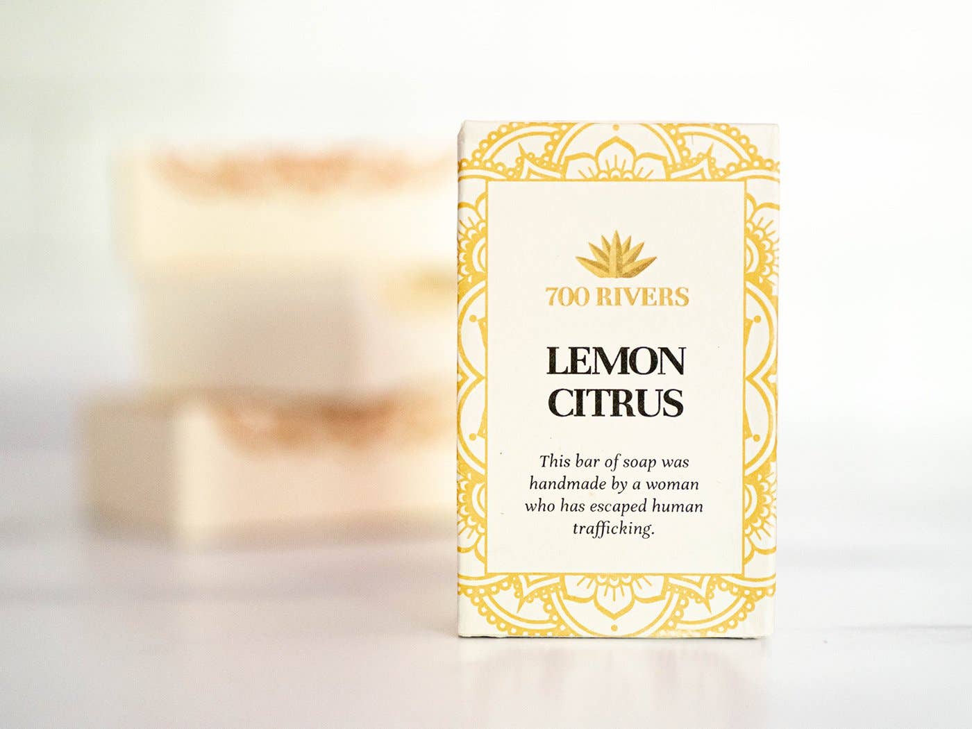700 Rivers - Lemon Citrus Soap Bar - Crafted by artisans that escaped human trafficking  700 Rivers   -better made easy-eco-friendly-sustainable-gifting