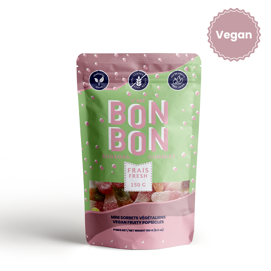 La boîte à bonbons - Vegan Fruity Popsicles - Gummy Candies  La boîte à bonbons   -better made easy-eco-friendly-sustainable-gifting