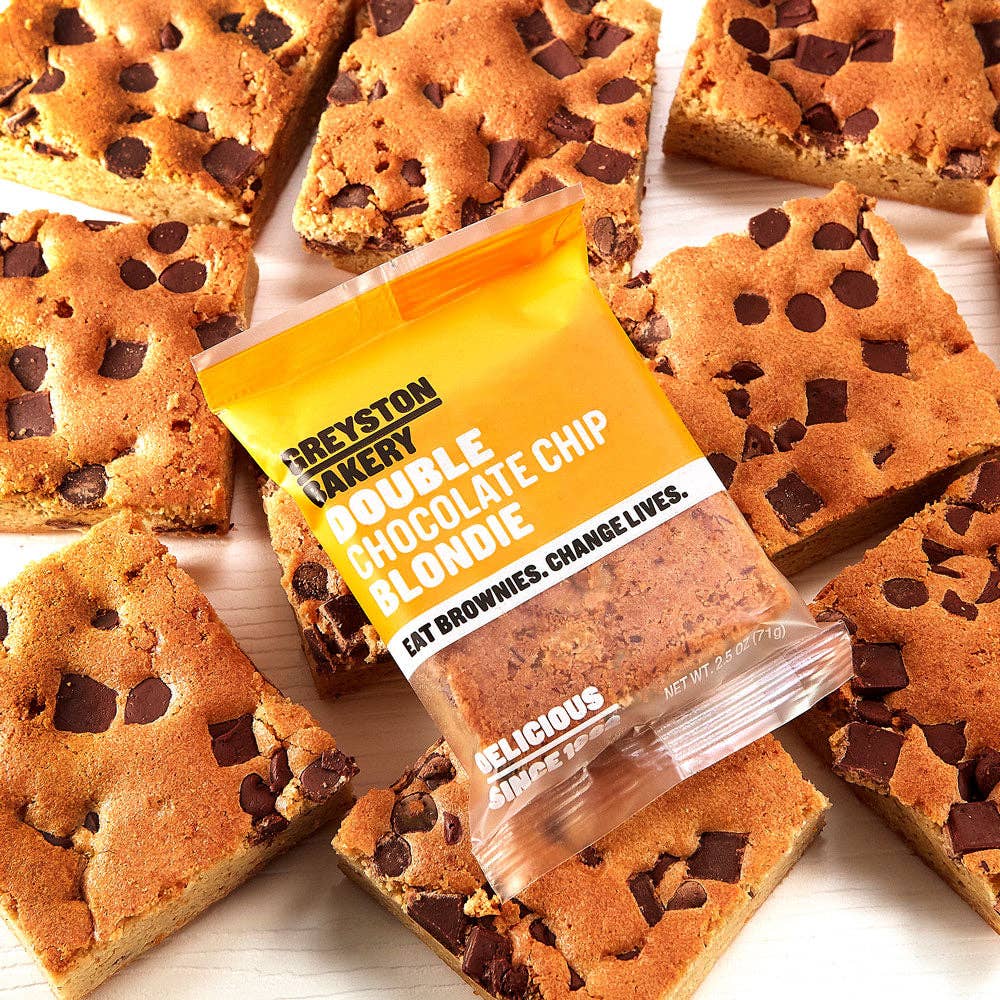 Greyston Bakery Brownies - Double Chocolate Chip Blondie – Better Made Easy