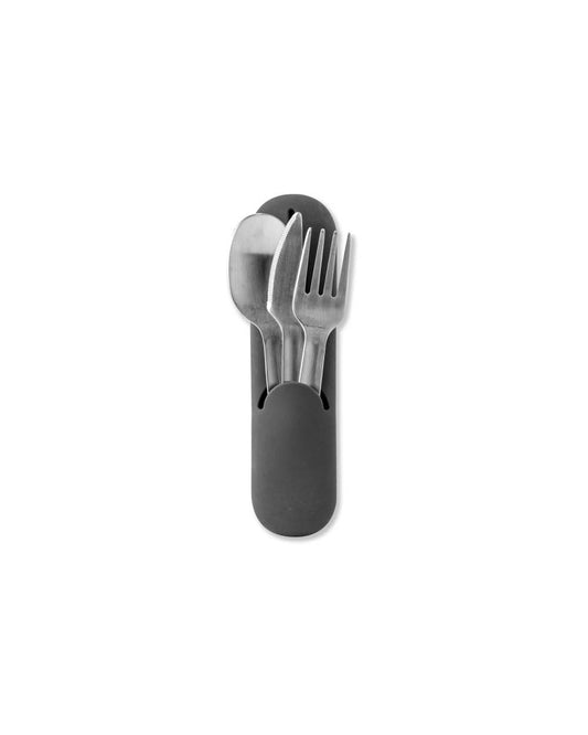 Porter Reusable Utensils Set in Silicone Carry Case  W&P Charcoal  -better made easy-eco-friendly-sustainable-gifting