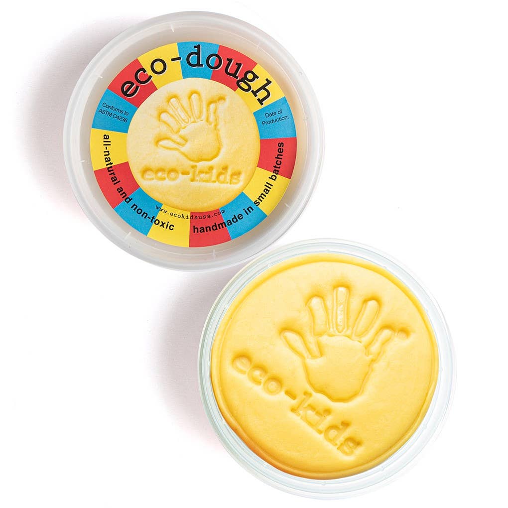eco-dough - eco-friendly play dough  eco-kids Yellow  -better made easy-eco-friendly-sustainable-gifting