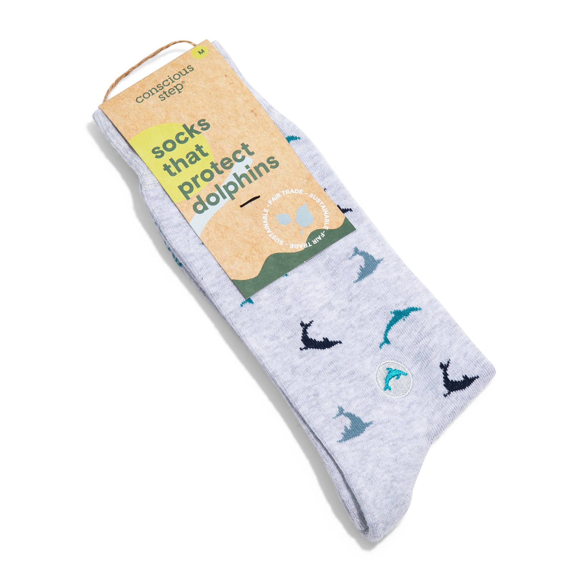 Conscious Step - Socks that Protect Dolphins  Conscious Step Small  -better made easy-eco-friendly-sustainable-gifting