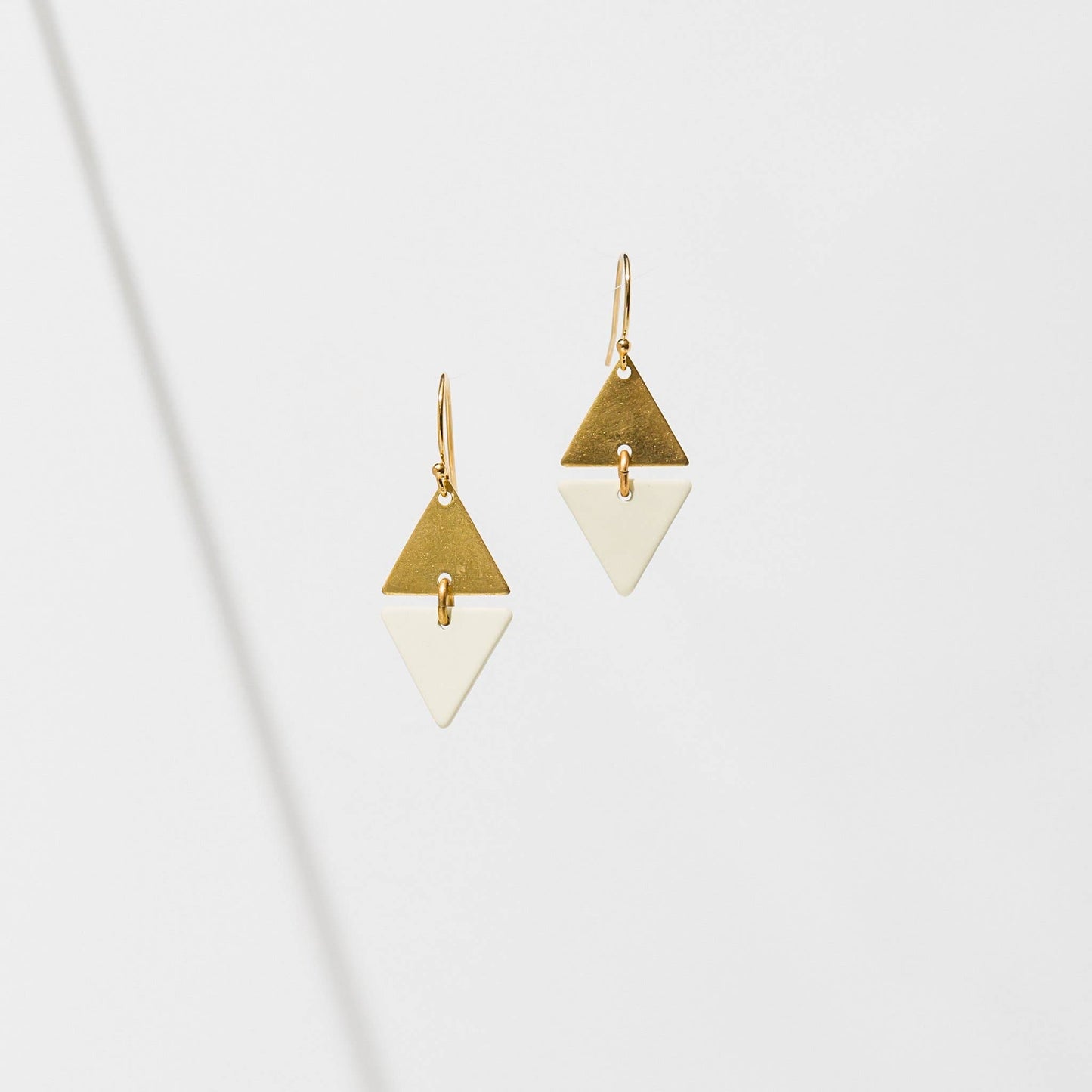 Larissa Loden - Alta Earrings  Larissa Loden Cream  -better made easy-eco-friendly-sustainable-gifting
