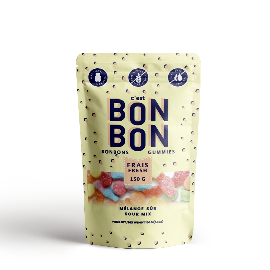 La boîte à bonbons - Sour Mix - Gummy Candies  La boîte à bonbons   -better made easy-eco-friendly-sustainable-gifting