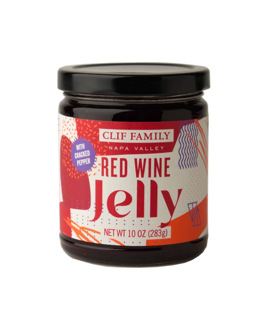 Clif Family Napa Valley Wine Jelly  Clif Family Napa Valley, Certified B Corp Company Red Wine Jelly  -better made easy-eco-friendly-sustainable-gifting