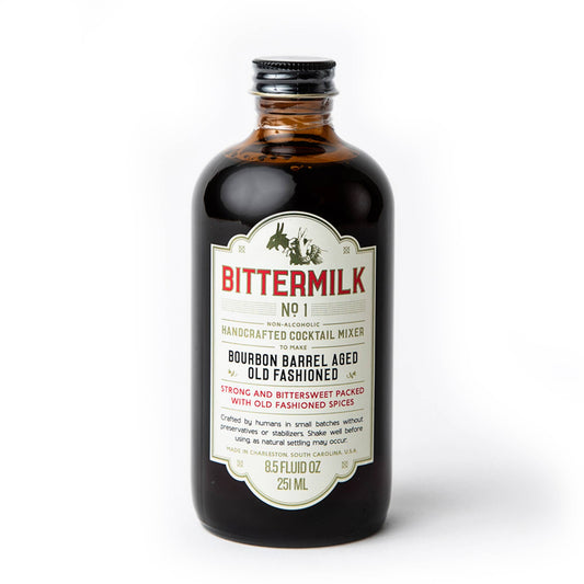 Bittermilk Bottling Co. - Bittermilk No.1 - Bourbon Barrel Aged Old Fashioned Bittermilk Bottling Co. -better made easy-eco-friendly-sustainable-gifting