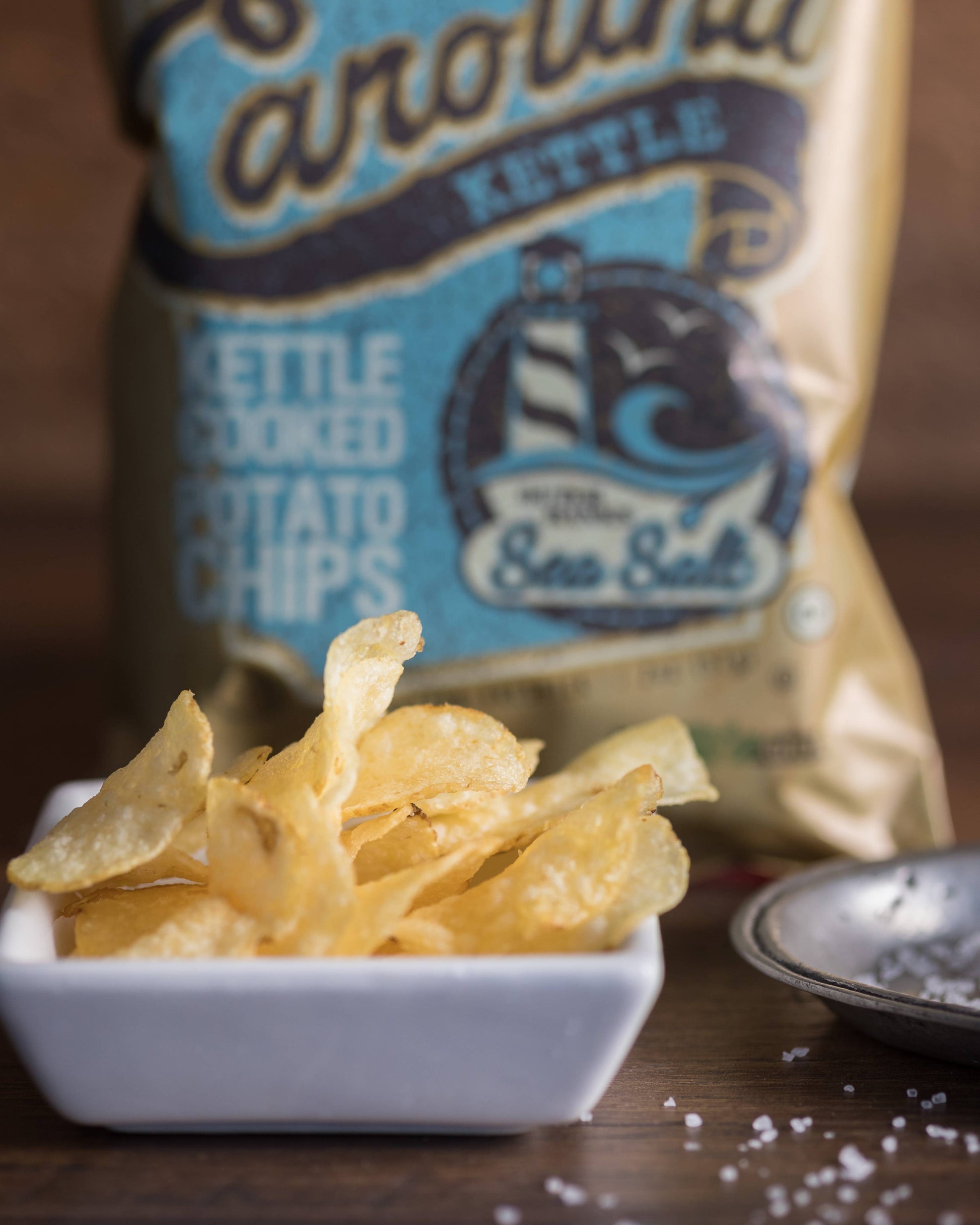 Carolina Kettle Sea Salt Chips 2oz - 1 in 6 Snacks 1 in 6 Snacks- Carolina Kettle chips -better made easy-eco-friendly-sustainable-gifting