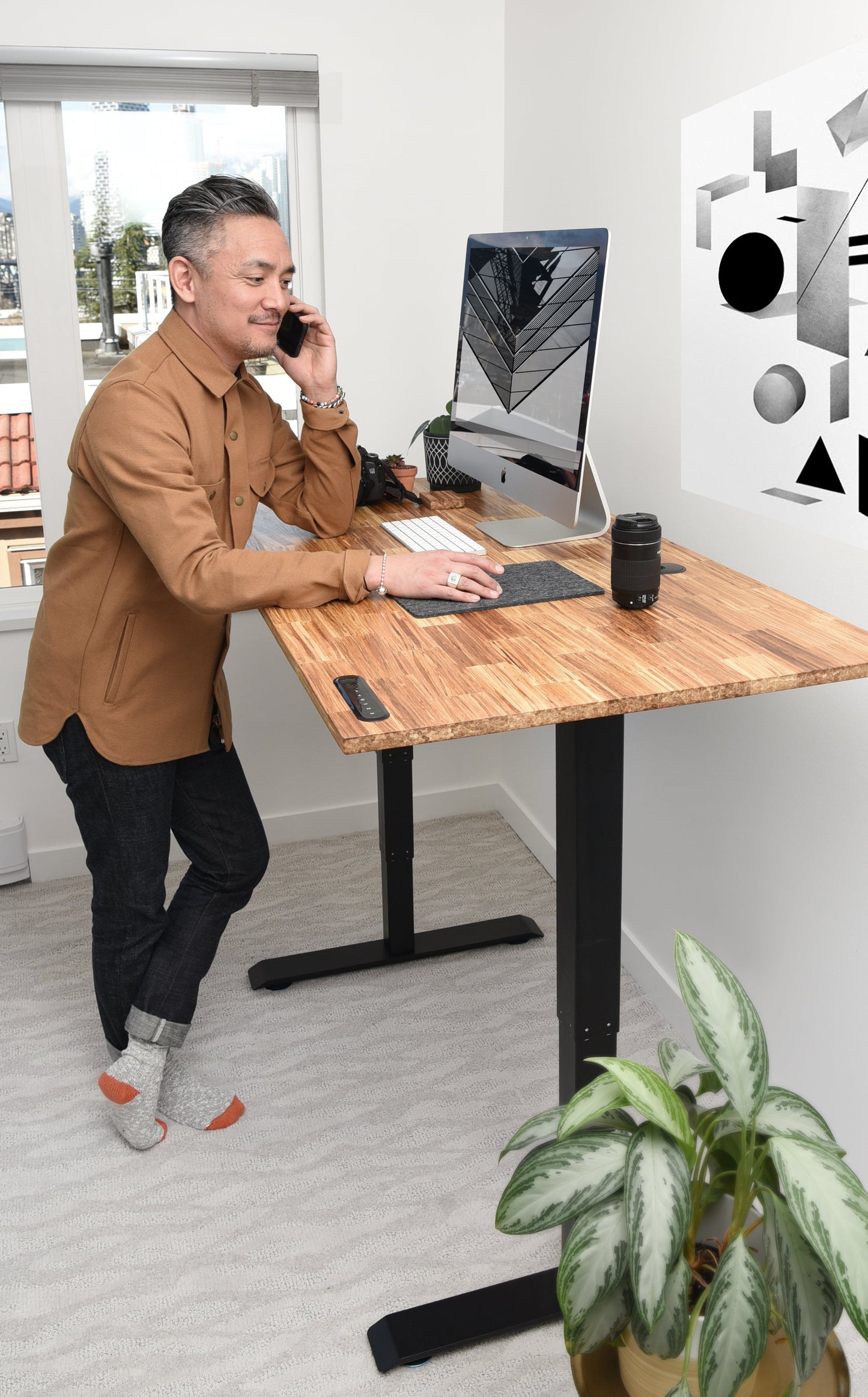 TerraDesk | Eco-Friendly Height-Adjustable Electric Standing Desk by EFFYDESK  EFFYDESK   -better made easy-eco-friendly-sustainable-gifting