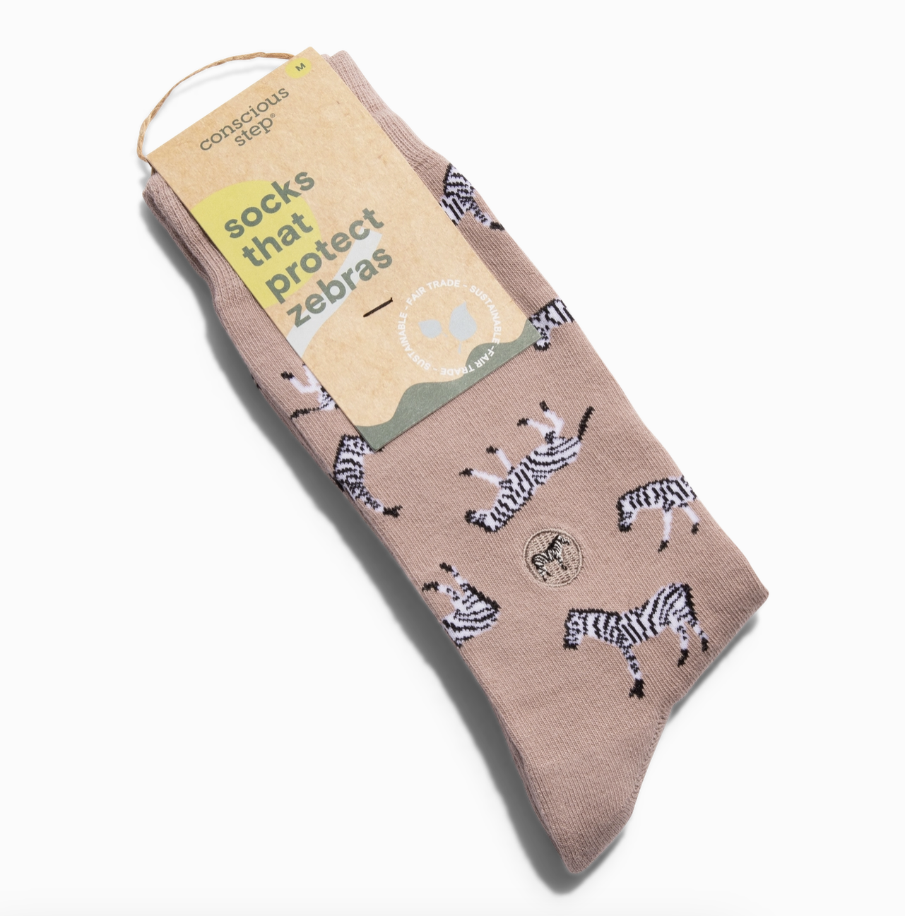 Conscious Step - Socks that Protect Zebras  Conscious Step   -better made easy-eco-friendly-sustainable-gifting