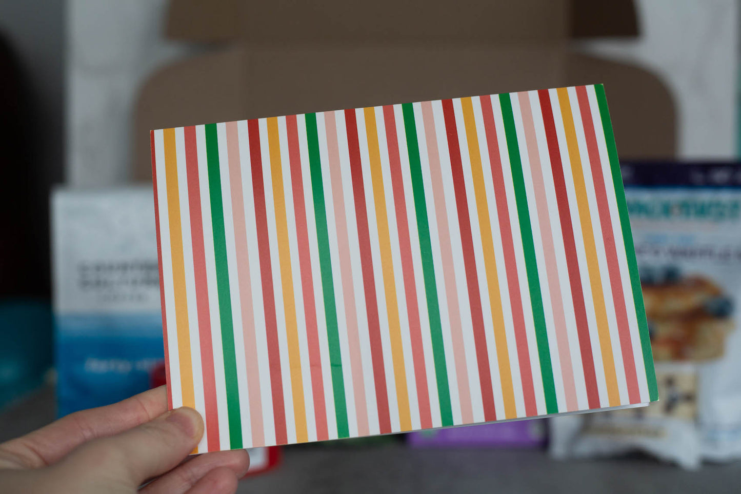 Handwritten Note Sent With Your Gift  better made easy better made easy multi-color stripes pattern  -better made easy-eco-friendly-sustainable-gifting