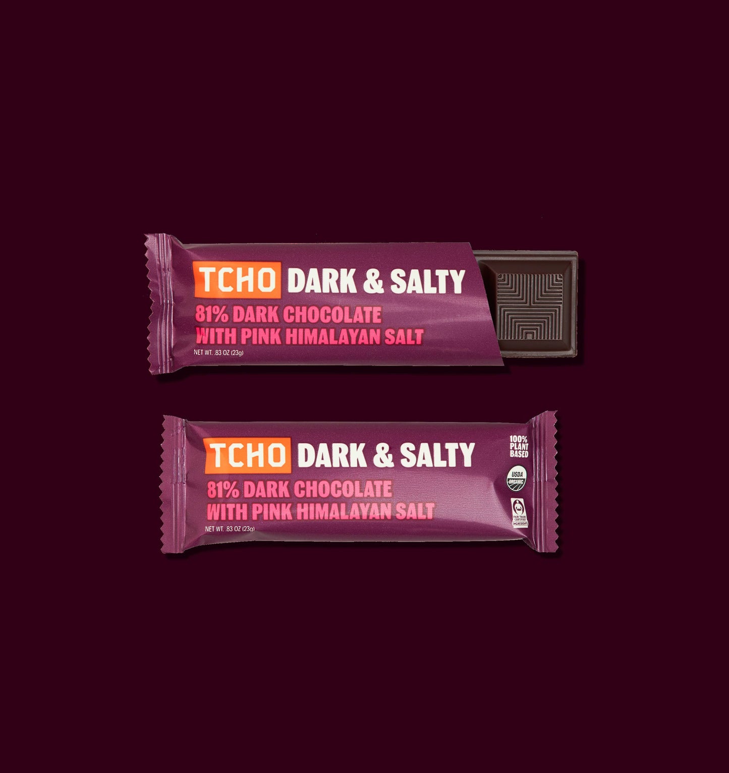 TCHO - Dark & Salty Singles TCHO -better made easy-eco-friendly-sustainable-gifting