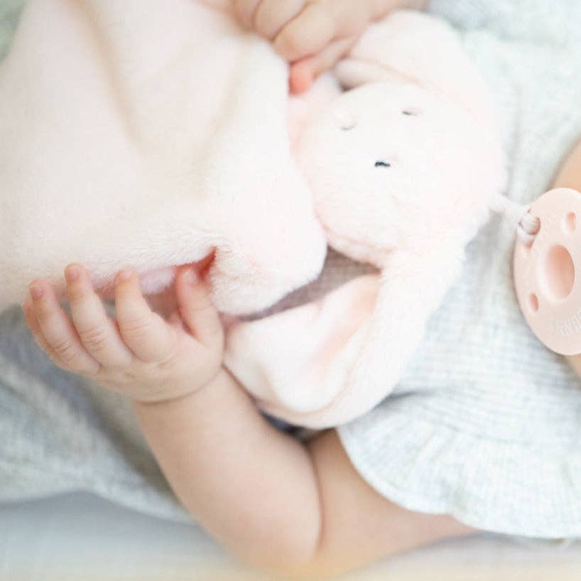 Bella Tunno - Pacifier Buddy Betty the Bunny  Bella Tunno   -better made easy-eco-friendly-sustainable-gifting