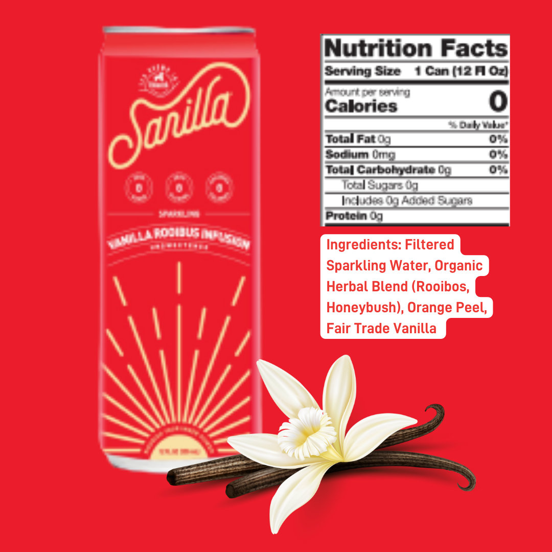 Sarilla Sparkling Vanilla Rooibos Tisane  Sarilla   -better made easy-eco-friendly-sustainable-gifting