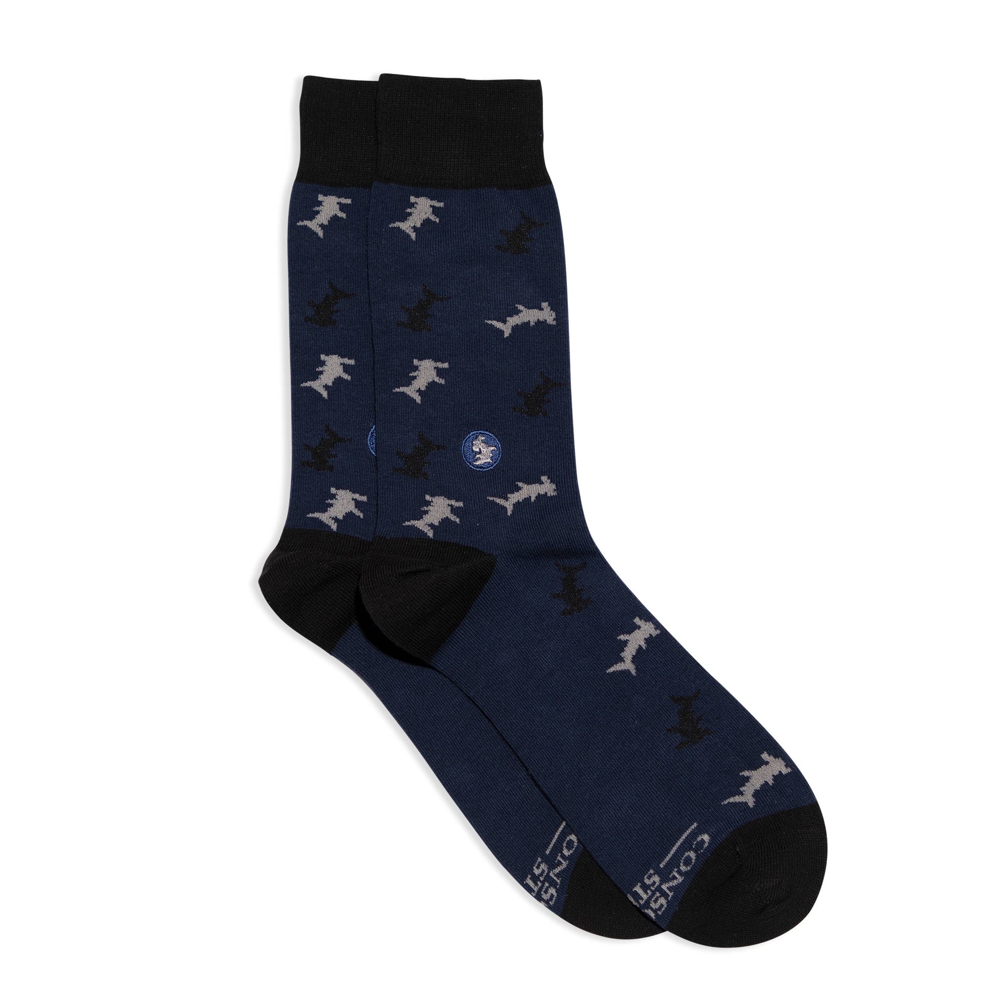Socks that Protect Sharks  Conscious Step Medium  -better made easy-eco-friendly-sustainable-gifting