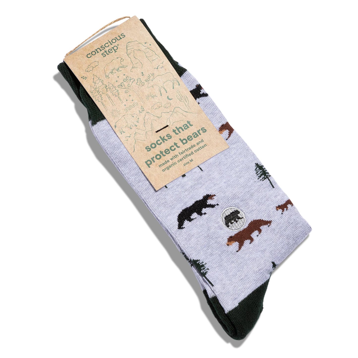 Conscious Step - Socks that Protect Bears  Conscious Step   -better made easy-eco-friendly-sustainable-gifting