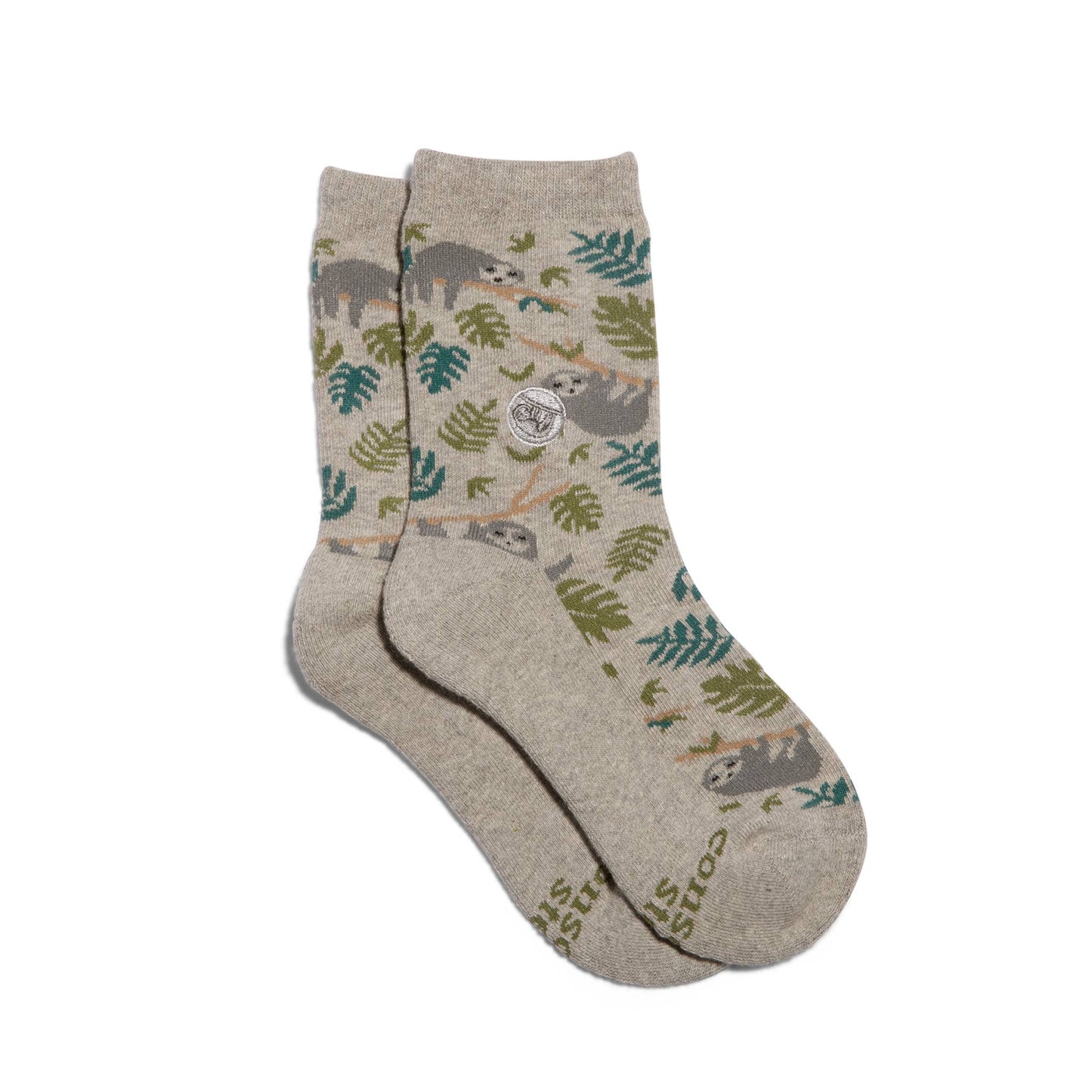 Conscious Step - Kids Socks that Protect Sloths  Conscious Step Preschool  -better made easy-eco-friendly-sustainable-gifting