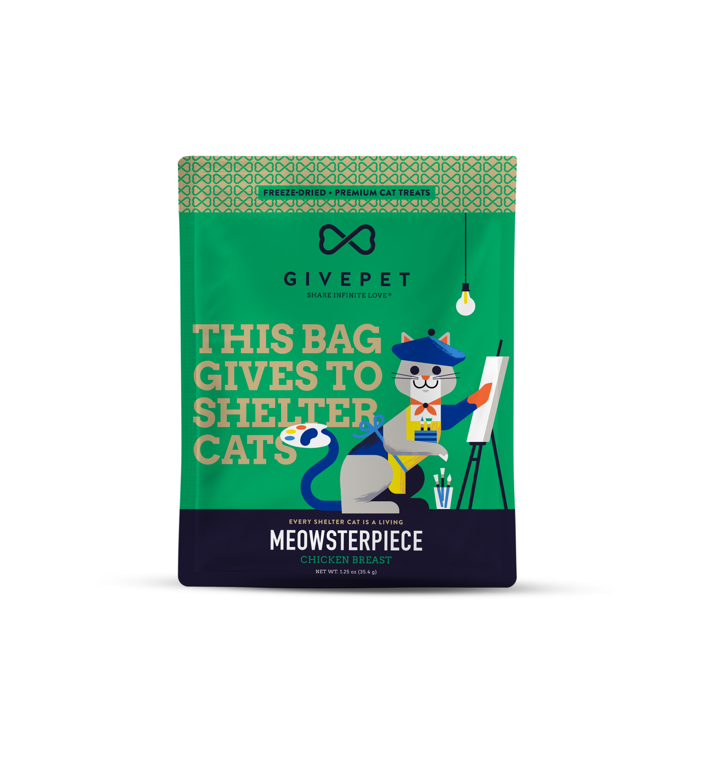 GivePet - GivePet Meowsterpiece Freeze Dried Cat Treats GivePet -better made easy-eco-friendly-sustainable-gifting