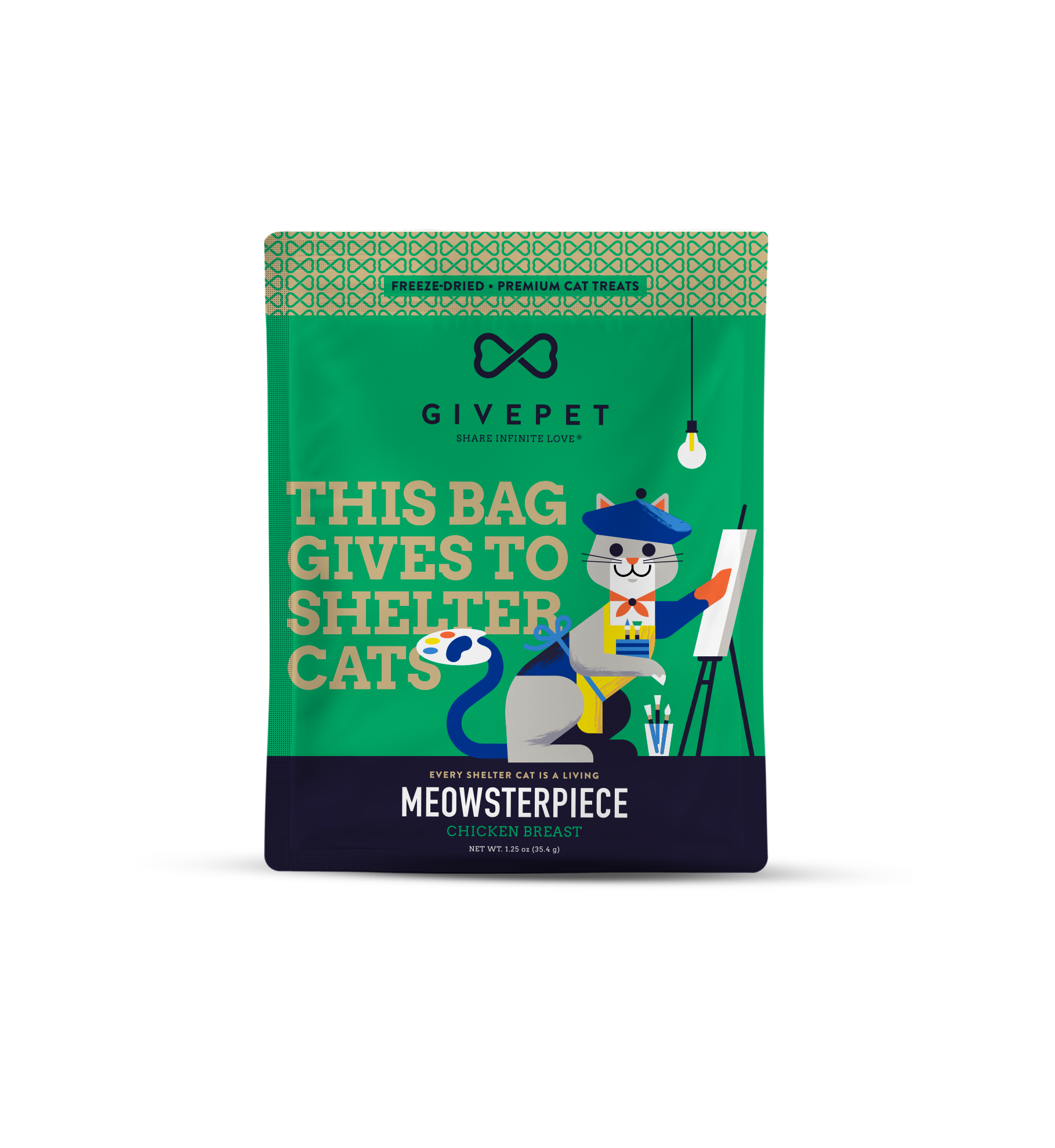 GivePet - GivePet Meowsterpiece Freeze Dried Cat Treats GivePet -better made easy-eco-friendly-sustainable-gifting