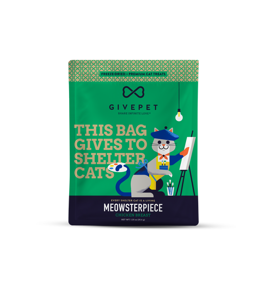 GivePet - GivePet Meowsterpiece Freeze Dried Cat Treats GivePet -better made easy-eco-friendly-sustainable-gifting