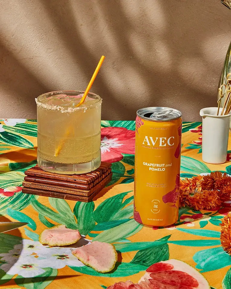 AVEC - AVEC Grapefruit & Pomelo — Natural Sparkling Drink - 0% ABV  AVEC   -better made easy-eco-friendly-sustainable-gifting