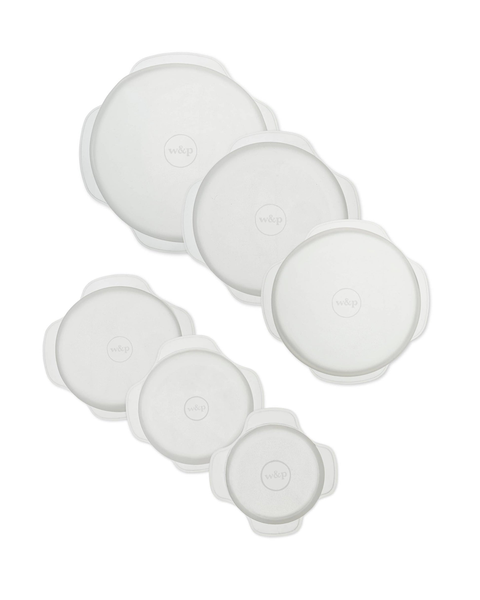 Reusable Silicone Stretch Lids - Set of 6 Assorted Sizes  W&P   -better made easy-eco-friendly-sustainable-gifting