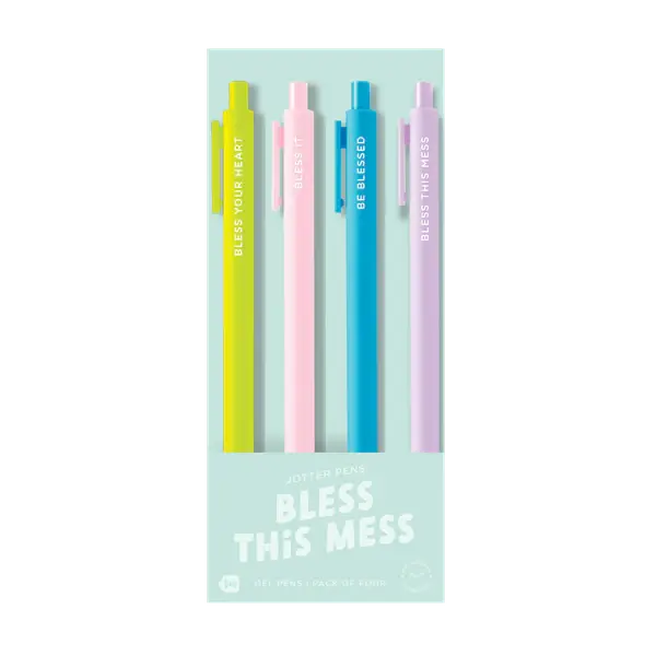 Talking Out of Turn - Jotter Sets 4 Pack (TOP SELLERS & 3 New Sets!!!)  Talking Out of Turn Bless This Mess  -better made easy-eco-friendly-sustainable-gifting