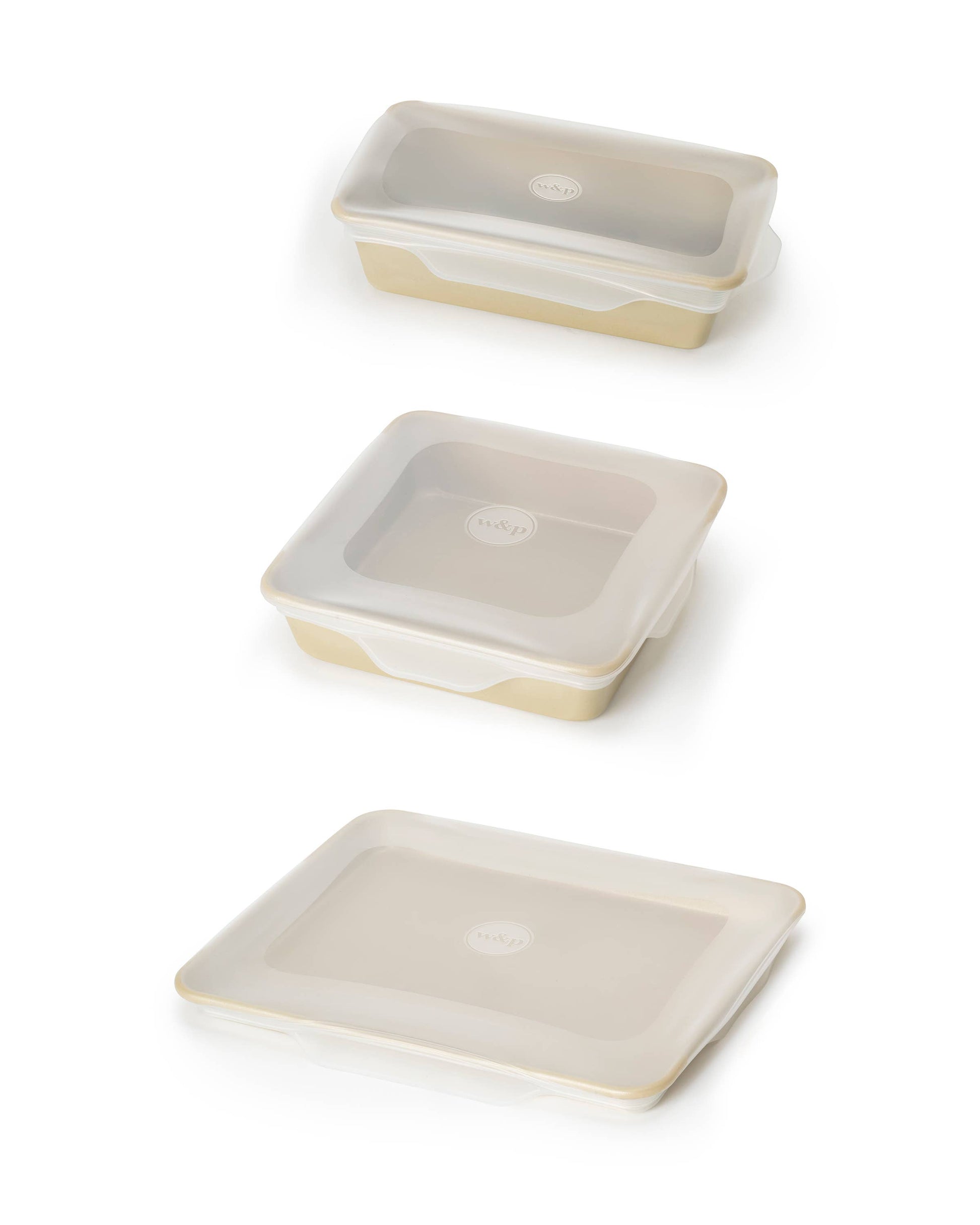 Reusable Silicone Stretch Baking Lids - Set of 3  W&P   -better made easy-eco-friendly-sustainable-gifting