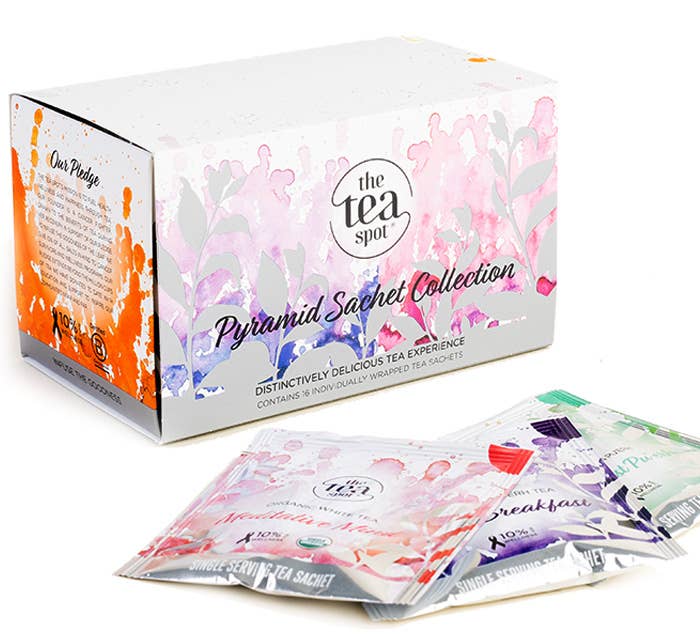 The Tea Spot - Pyramid Sachet Tea Collection  The Tea Spot   -better made easy-eco-friendly-sustainable-gifting