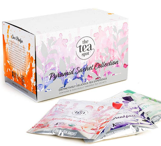 The Tea Spot - Pyramid Sachet Tea Collection  The Tea Spot   -better made easy-eco-friendly-sustainable-gifting