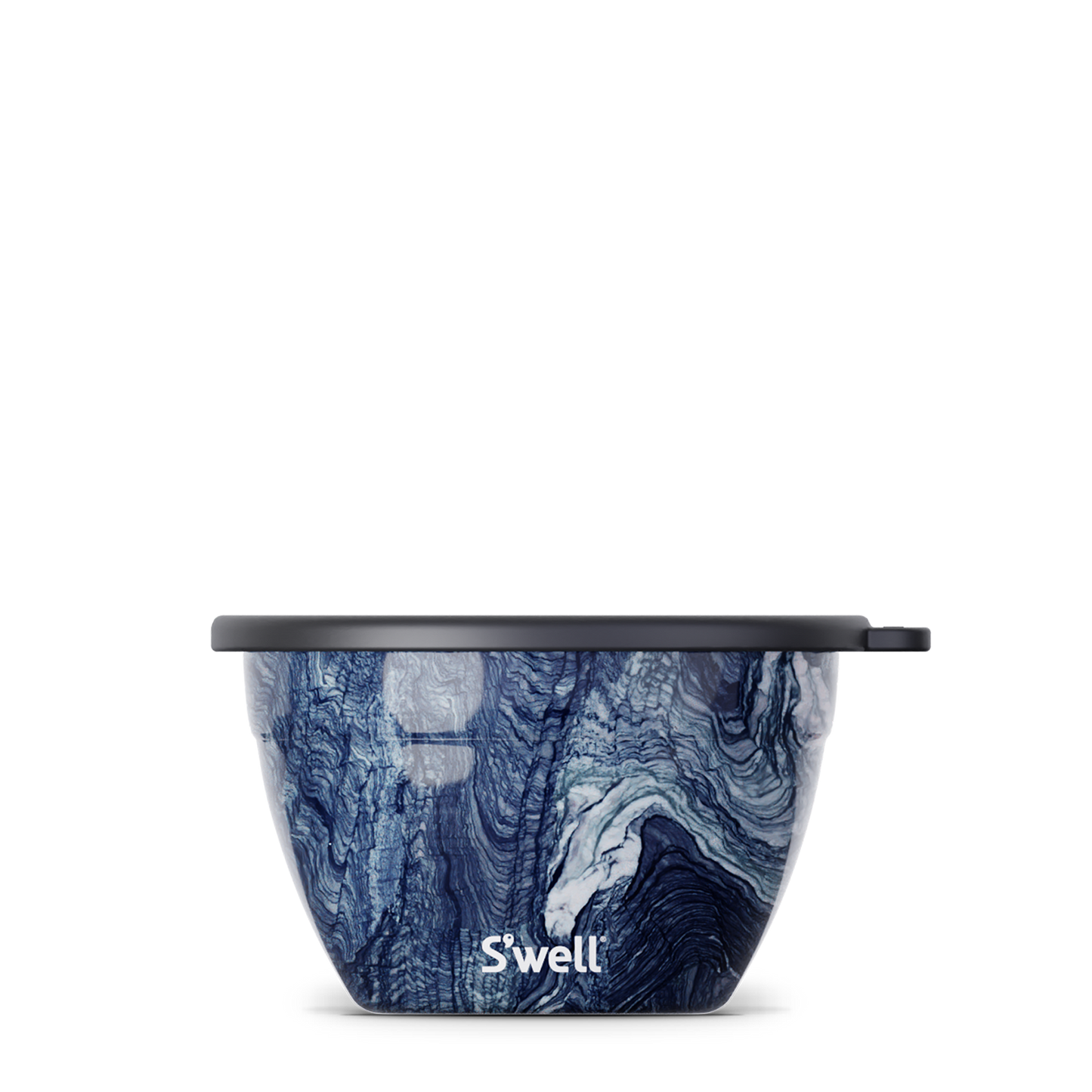 On the Go S'Well Azurite Marble Reusable Salad Bowl Kit-64oz  S'well   -better made easy-eco-friendly-sustainable-gifting