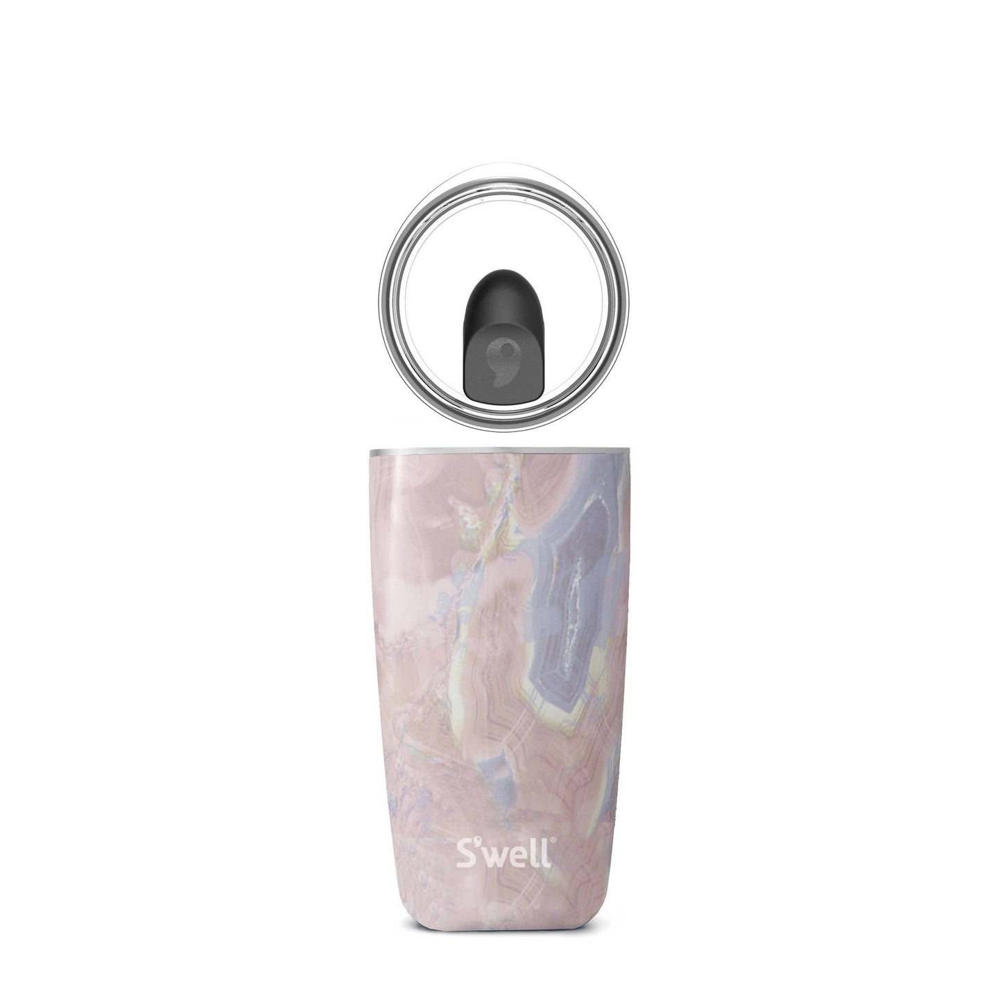 S'Well - Stainless Steel Tumbler with Lid - Geode Rose  S'well   -better made easy-eco-friendly-sustainable-gifting
