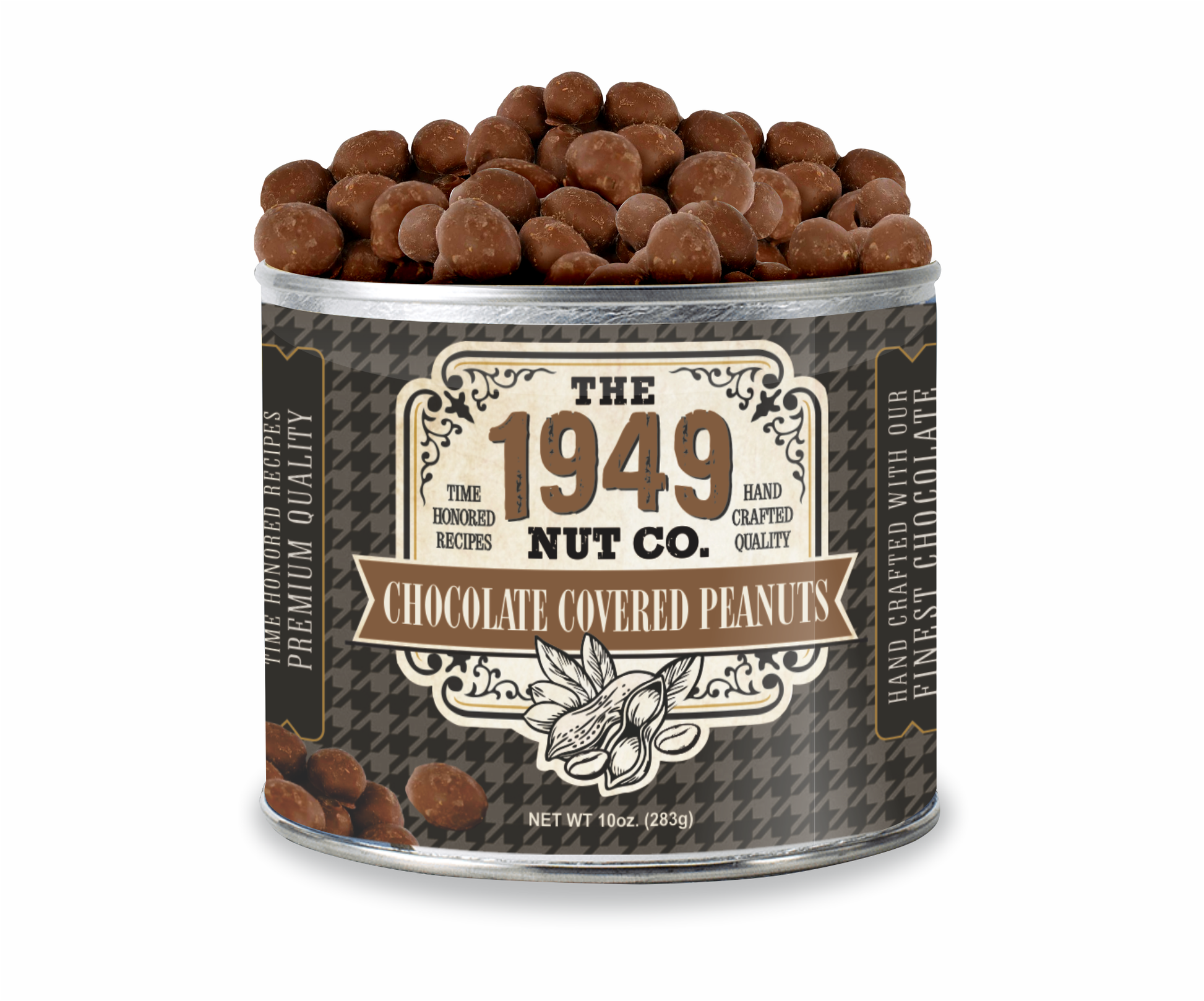 1949 Nut Company - 10 oz. Chocolate Covered North Carolina Peanuts  1949 Nut Company   -better made easy-eco-friendly-sustainable-gifting