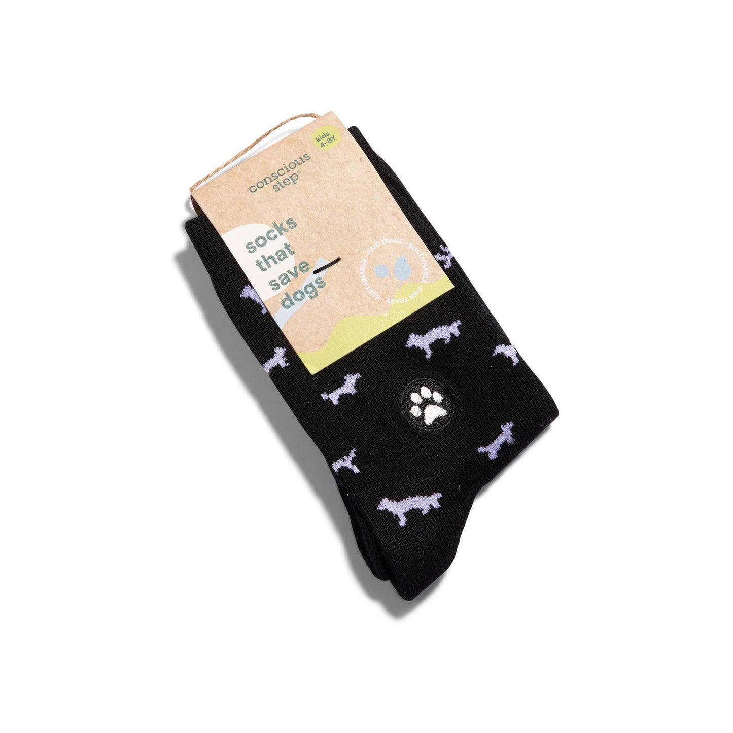 Conscious Step - Kids Socks that Save Dogs  Conscious Step   -better made easy-eco-friendly-sustainable-gifting
