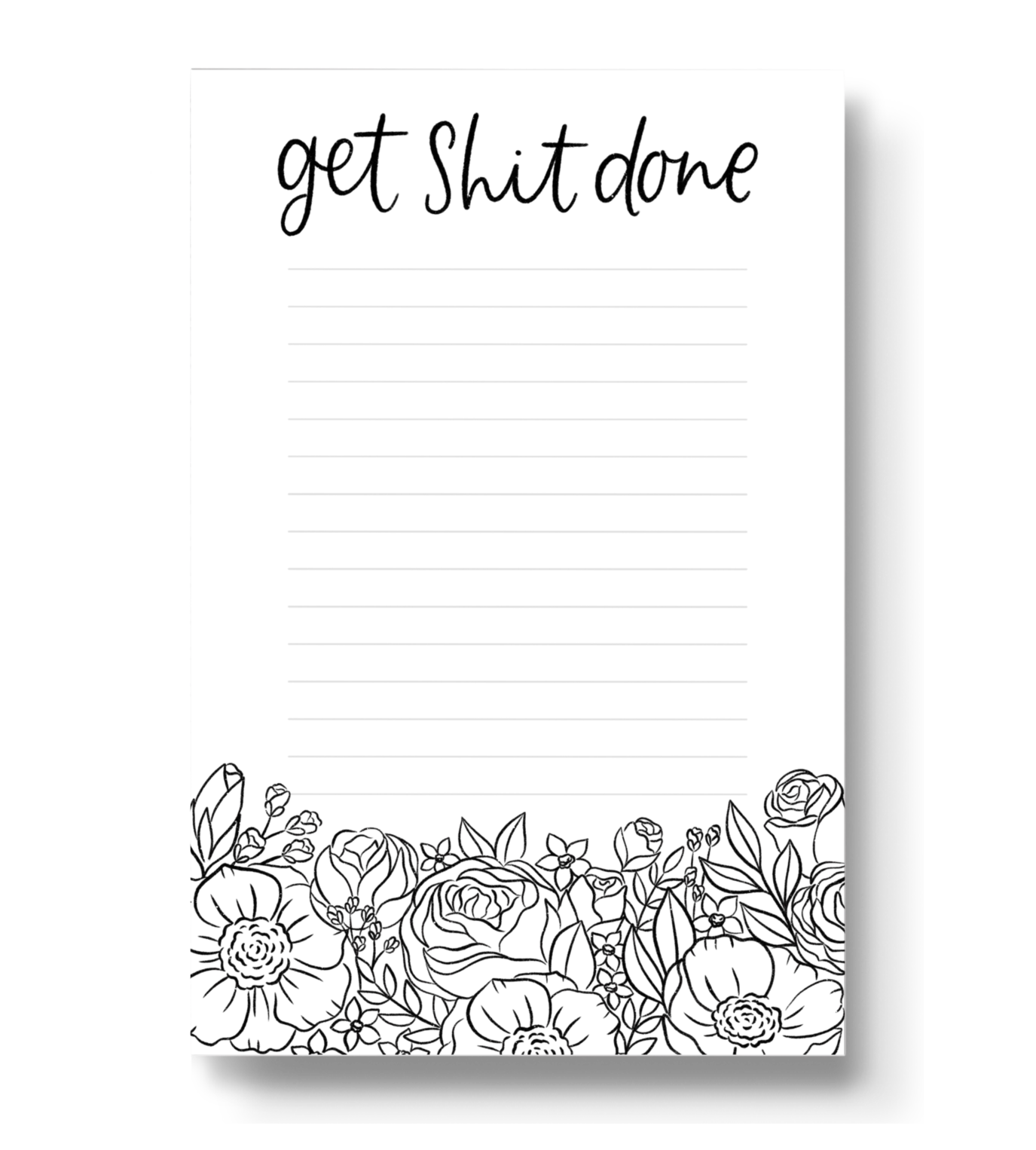 Elyse Breanne Design - Get Shit Done Extra Large Post-It® Notes 4x6 in.  Elyse Breanne Design   -better made easy-eco-friendly-sustainable-gifting