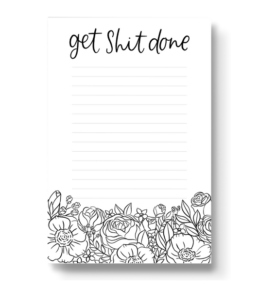 Elyse Breanne Design - Get Shit Done Extra Large Post-It® Notes 4x6 in.  Elyse Breanne Design   -better made easy-eco-friendly-sustainable-gifting