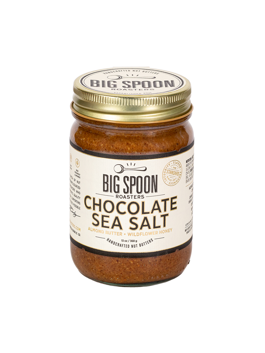Big Spoon Chocolate Sea Salt Almond Butter  Big Spoon Roasters   -better made easy-eco-friendly-sustainable-gifting