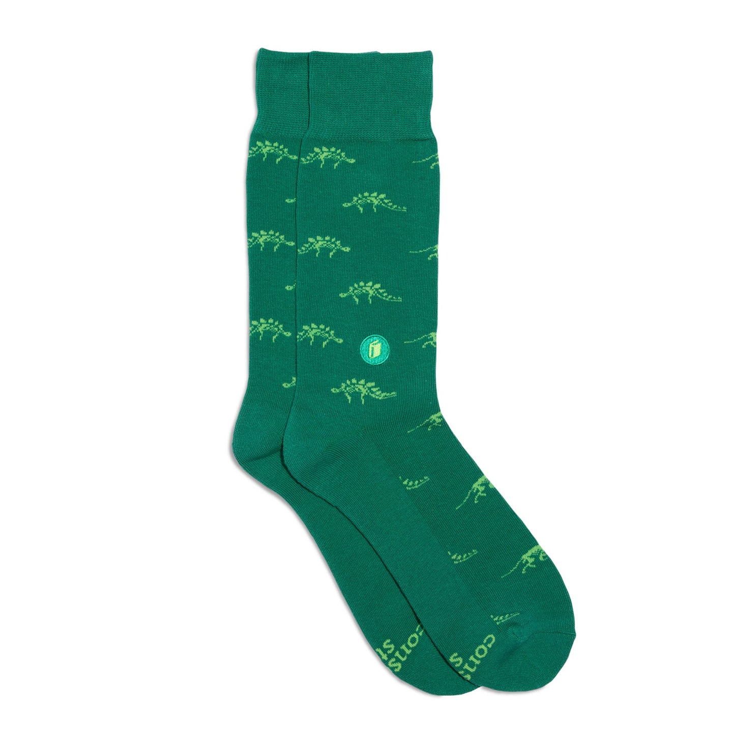 Conscious Step - Socks that Give Books  (Green Dinosaurs)  Conscious Step   -better made easy-eco-friendly-sustainable-gifting