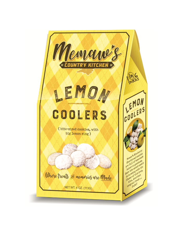 Memaw's Lemon Coolers  1 in 6 Snacks- Carolina Kettle chips- Rustic Roots   -better made easy-eco-friendly-sustainable-gifting