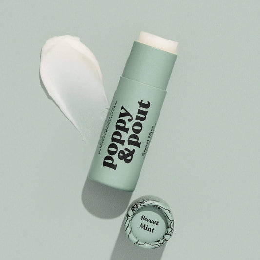 Poppy & Pout - Lip Balm, Sweet Mint  Poppy & Pout   -better made easy-eco-friendly-sustainable-gifting