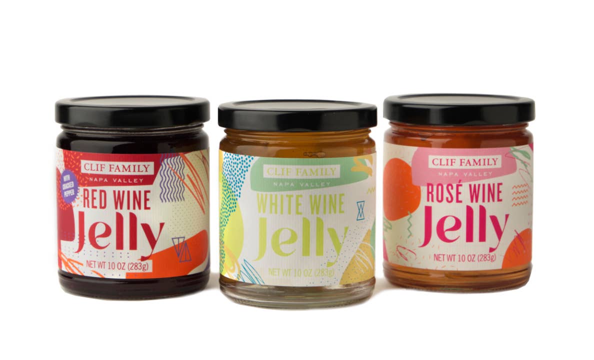 Clif Family Napa Valley Wine Jelly  Clif Family Napa Valley, Certified B Corp Company   -better made easy-eco-friendly-sustainable-gifting