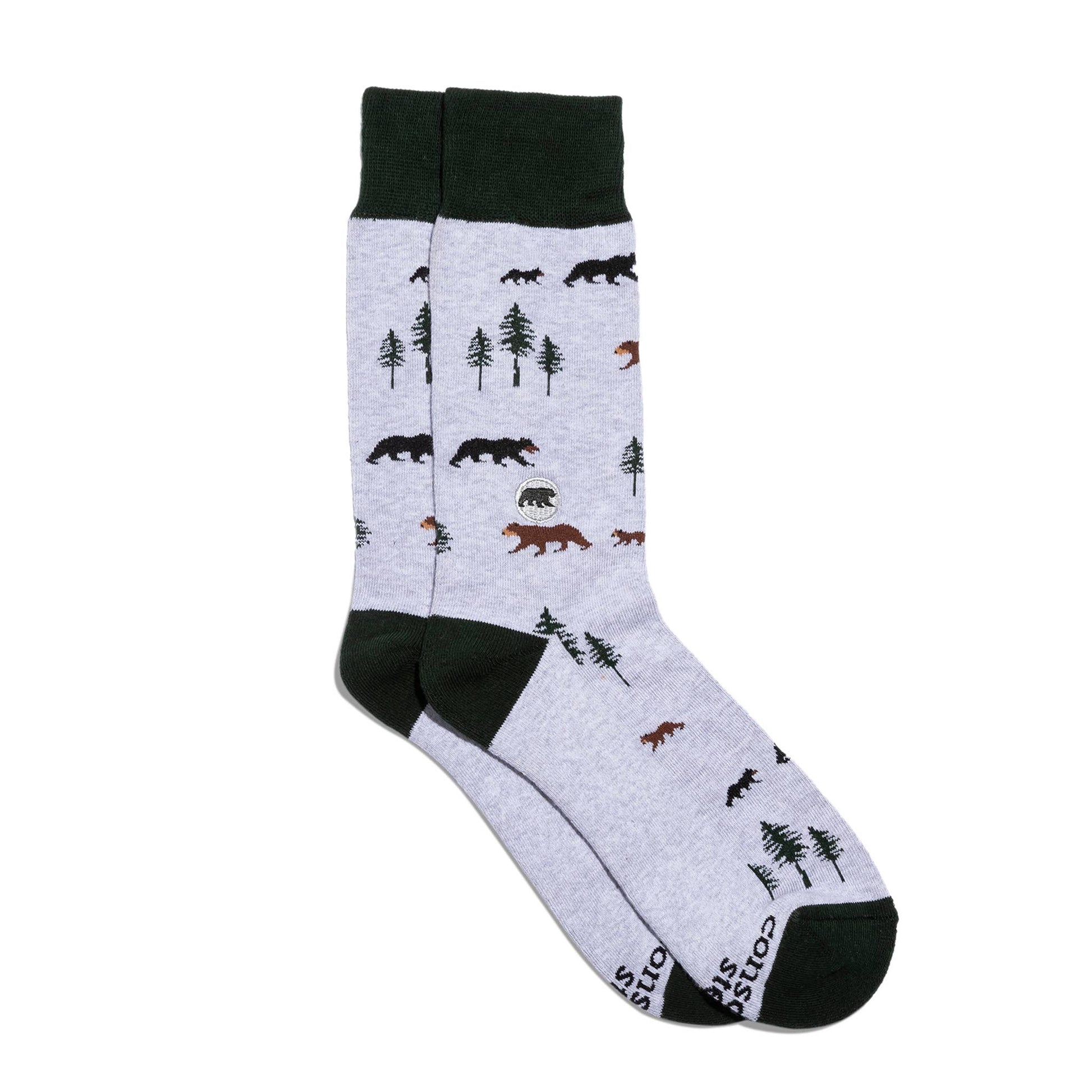 Conscious Step - Socks that Protect Bears  Conscious Step Medium  -better made easy-eco-friendly-sustainable-gifting